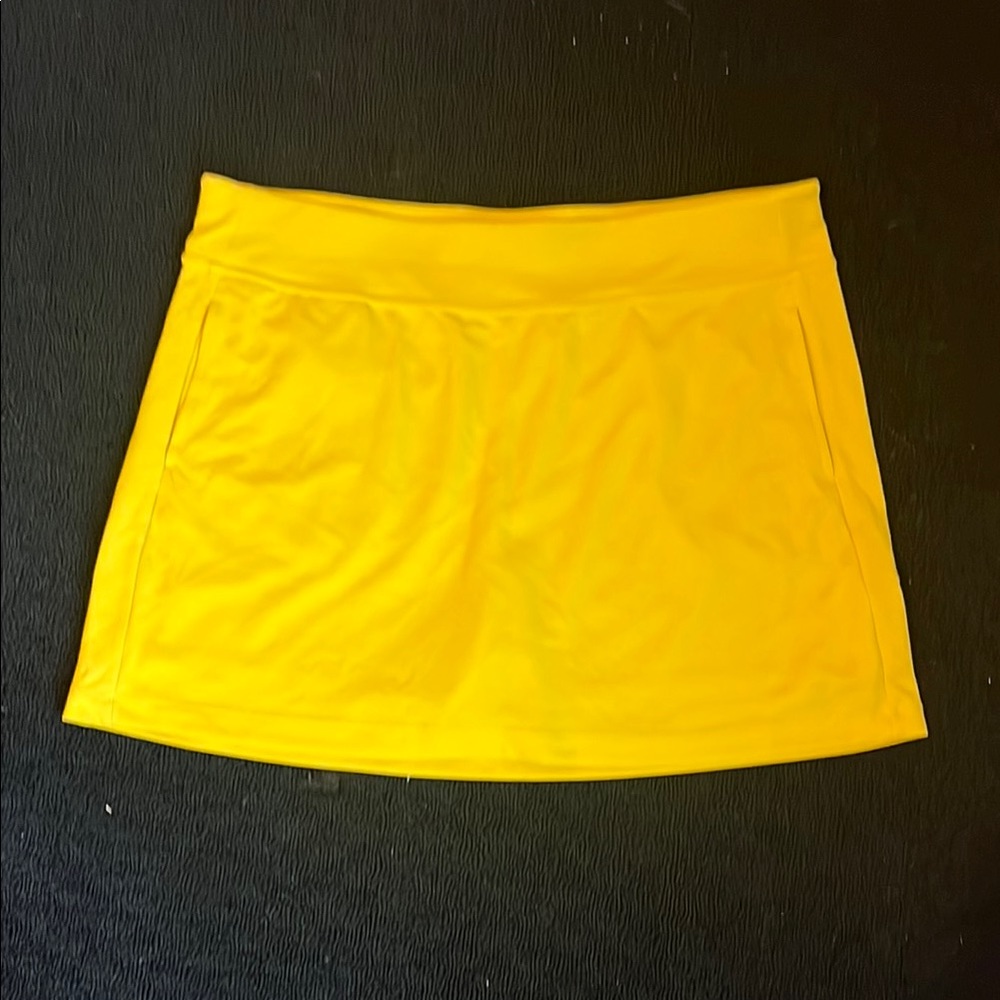 Yellow Golf Skirt